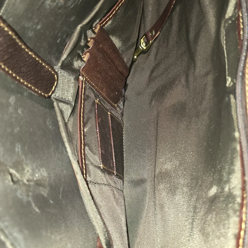 Orvis Bullhide Leather Expandable Briefcase